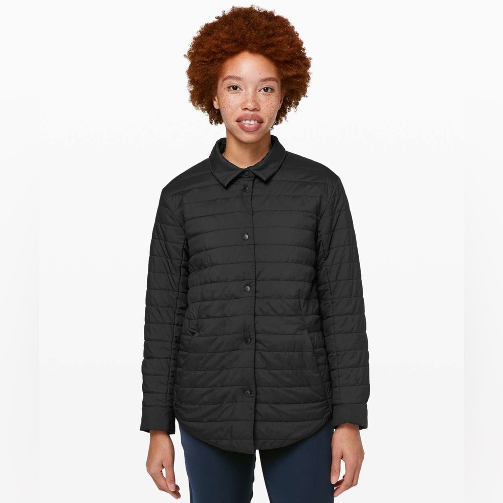 Lululemon Switch Please Shacket Reversible Puffer Black Espresso Women’s Size 10